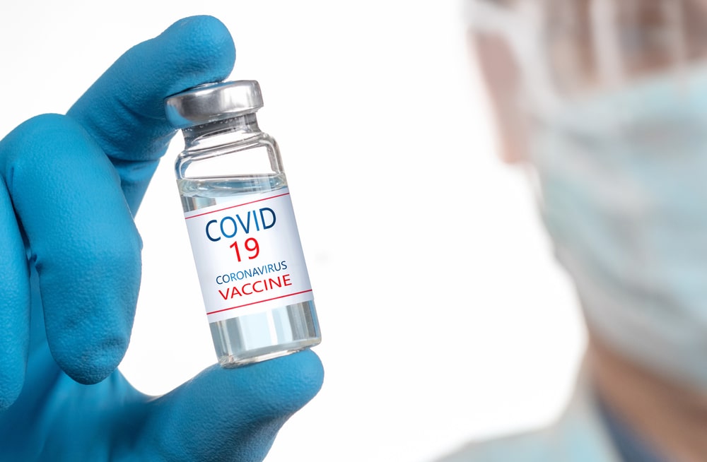 COVID Vaccine Vial.