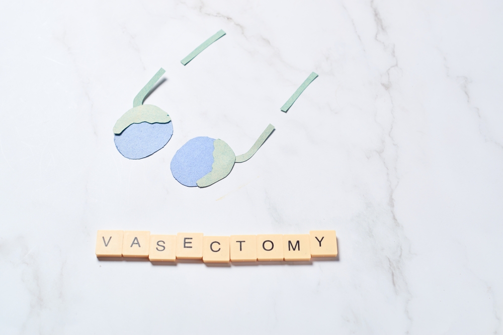 vasectomy word in blocks.